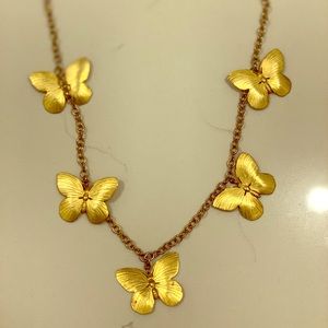 Vintage Kenneth Jay Lane butterfly necklace